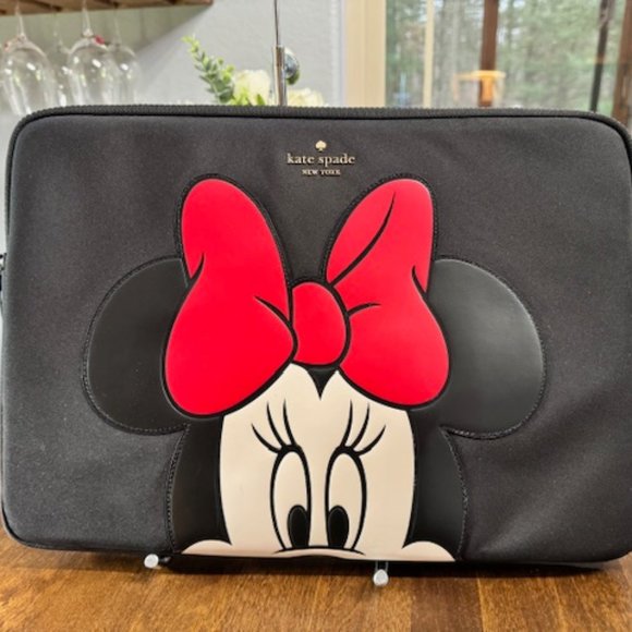 Kate Spade New York X Disney Minnie Universal Laptop Sleeve Limited Edition - Picture 1 of 3